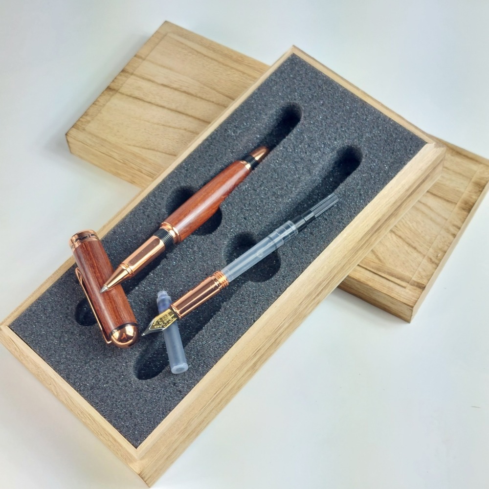 鐵木豆雙頭組筆(鋼筆及鋼珠筆雙頭組)-細節圖5
