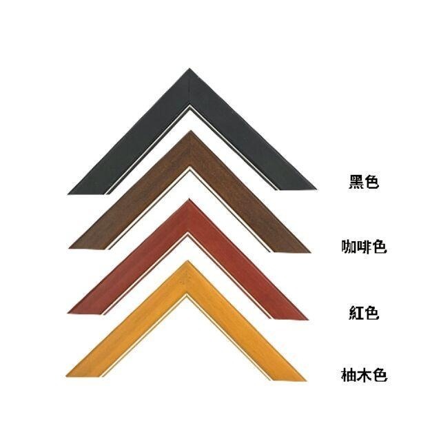 【MIT框販】4色 單色白線相框｜簡單中帶點小心機！相片框 拼圖框 證件框 各樣尺寸皆可訂製-細節圖2
