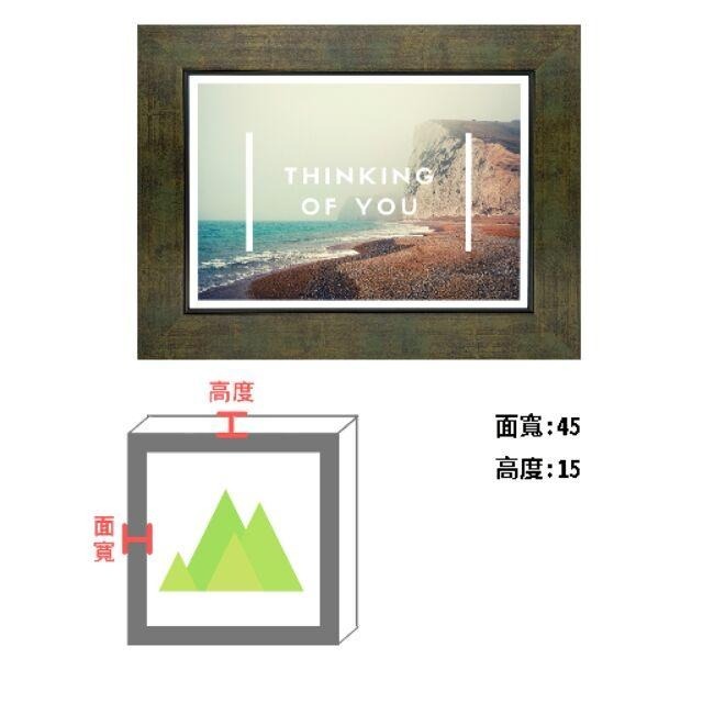 【MIT框販】10色 復古特色 手染特色 單色極簡 相片框 拼圖框 獎狀框 訂製框-細節圖5