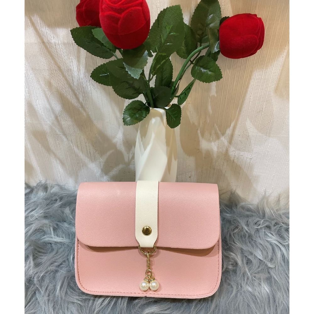 💗秋冬韓版素面鎖扣鏈條小方包單肩簡約女包💗-規格圖7
