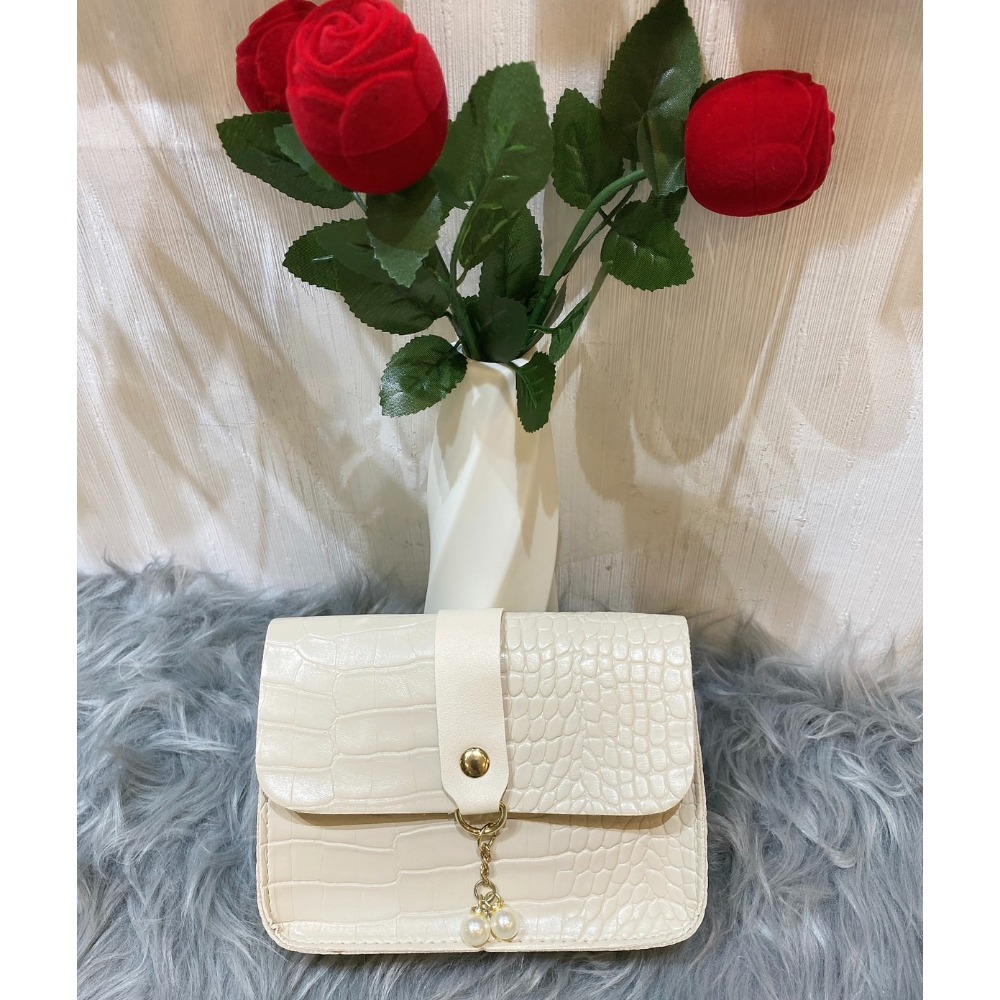 💗秋冬韓版素面鎖扣鏈條小方包單肩簡約女包💗-規格圖7