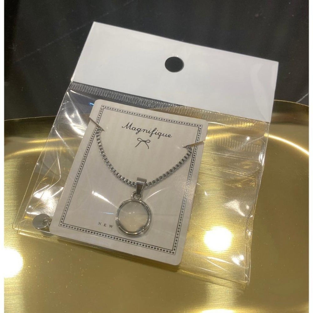 SR-月光藍圓形吊墜項鍊-細節圖2