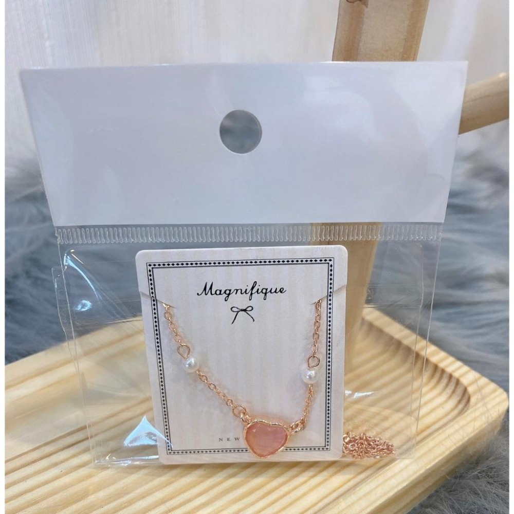 🩷新品甜美粉色愛心珍珠項鍊🩷-細節圖2