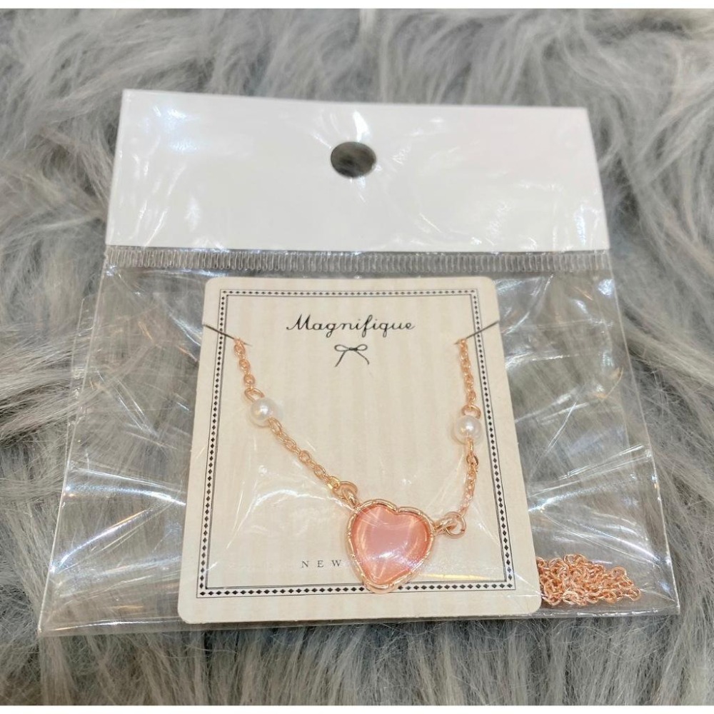 🩷新品甜美粉色愛心珍珠項鍊🩷-細節圖3