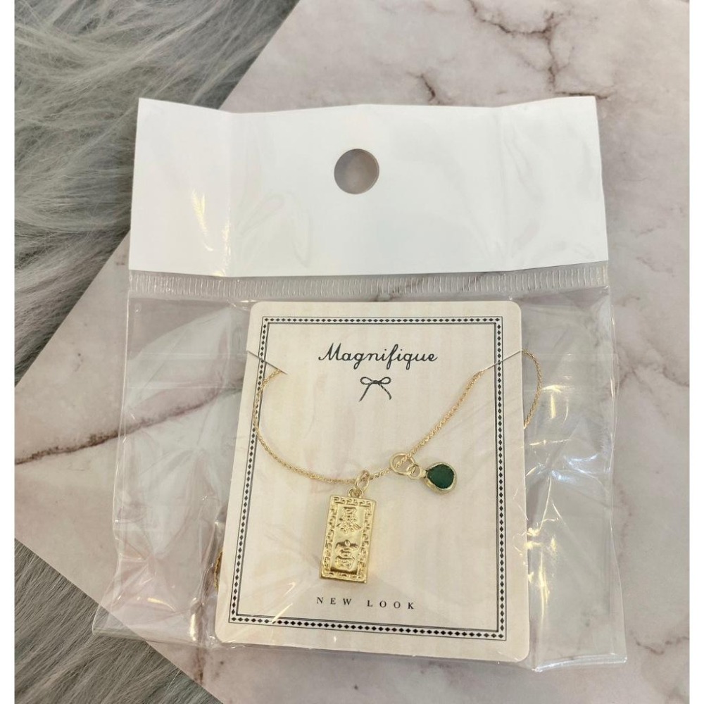 💵新中式簡約網紅氣質輕奢小眾暴富小金磚弔墜💵-細節圖3