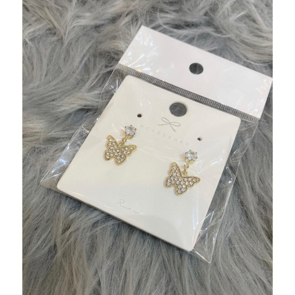 🦋超仙輕奢蝴蝶造型滿鑽耳墜🦋-細節圖2