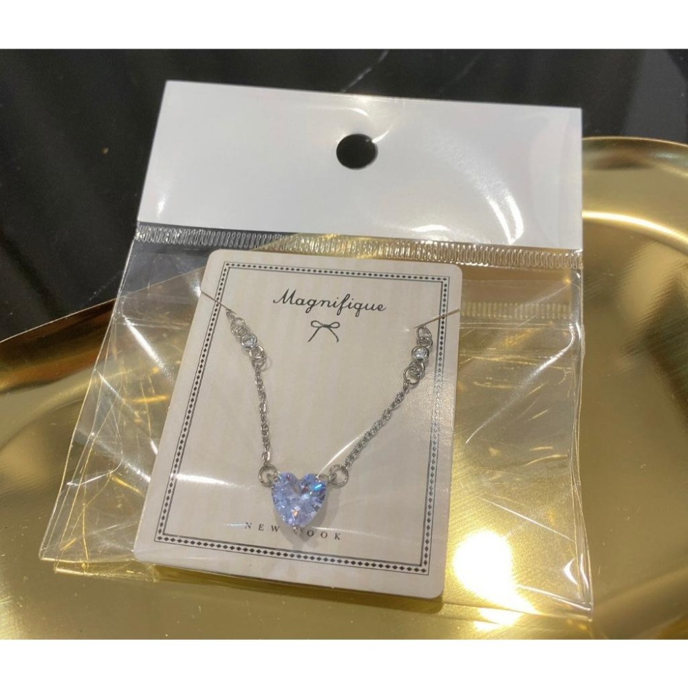 💎韓國新款輕奢小眾簡約精緻皓石愛心項鍊💎-細節圖3