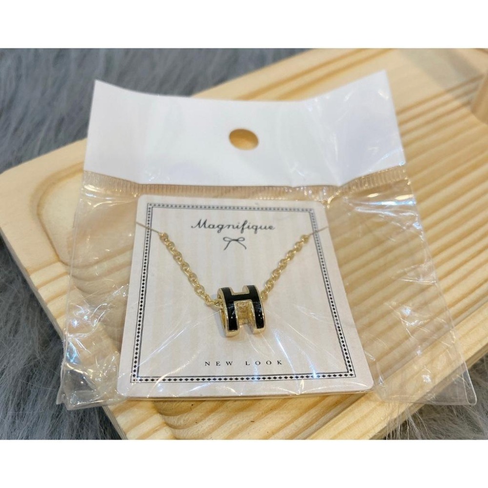 🅷立體H字母氣質網紅同款高檔鈦吊墜鎖骨鏈🅷-細節圖2