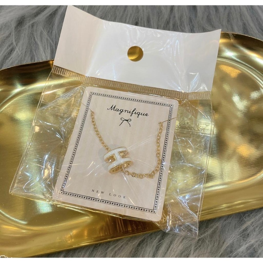 🅷立體H字母氣質網紅同款高檔鈦吊墜鎖骨鏈🅷-細節圖3