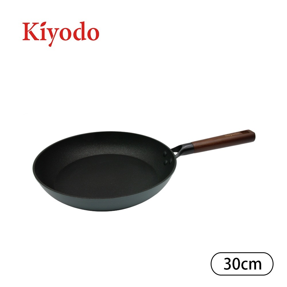 【Kiyodo】美佳石不沾平底鍋/炒鍋/炒鍋-附蓋(30cm)-細節圖2