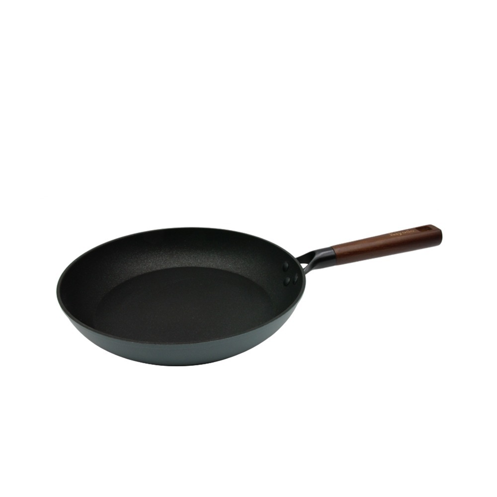 【Kiyodo】美佳石不沾平底鍋/炒鍋/炒鍋-附蓋(30cm)-細節圖3