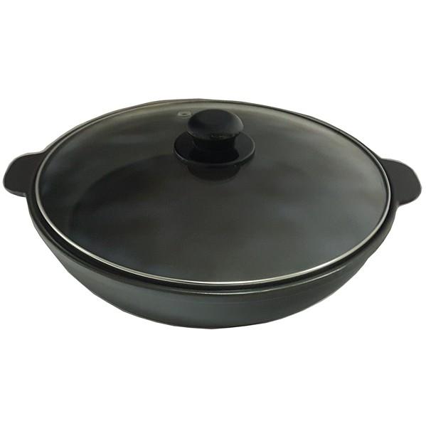 耐熱陶板燒鍋附蓋 (烤盤 / 煎盤)-細節圖2