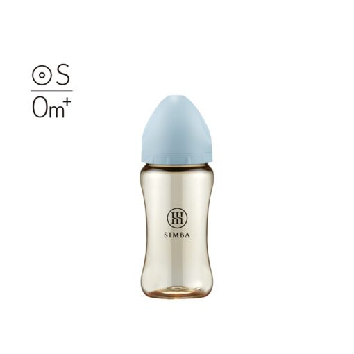 Simba 小獅王辛巴 蘊蜜鉑金PPSU寬口防脹氣奶瓶 270ML (圓孔S奶嘴)-奶瓶-規格圖1