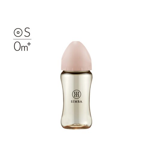 Simba 小獅王辛巴 蘊蜜鉑金PPSU寬口防脹氣奶瓶 270ML (圓孔S奶嘴)-奶瓶-規格圖1