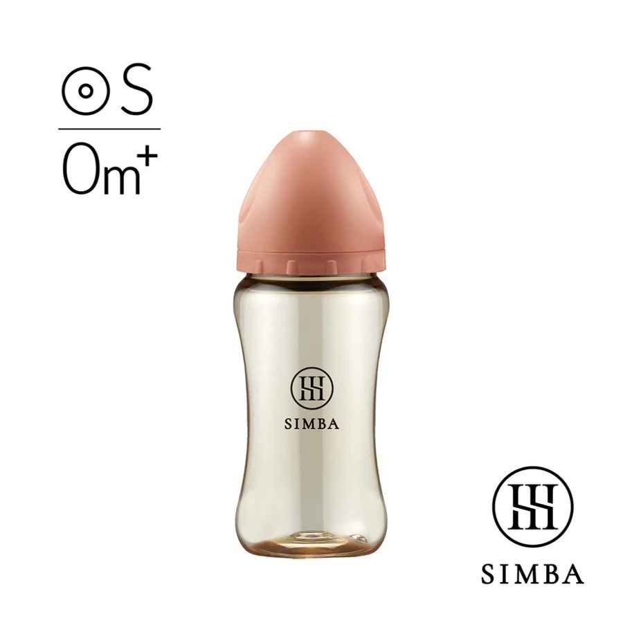 Simba 小獅王辛巴 蘊蜜鉑金PPSU寬口防脹氣奶瓶 270ML (圓孔S奶嘴)-奶瓶-規格圖1