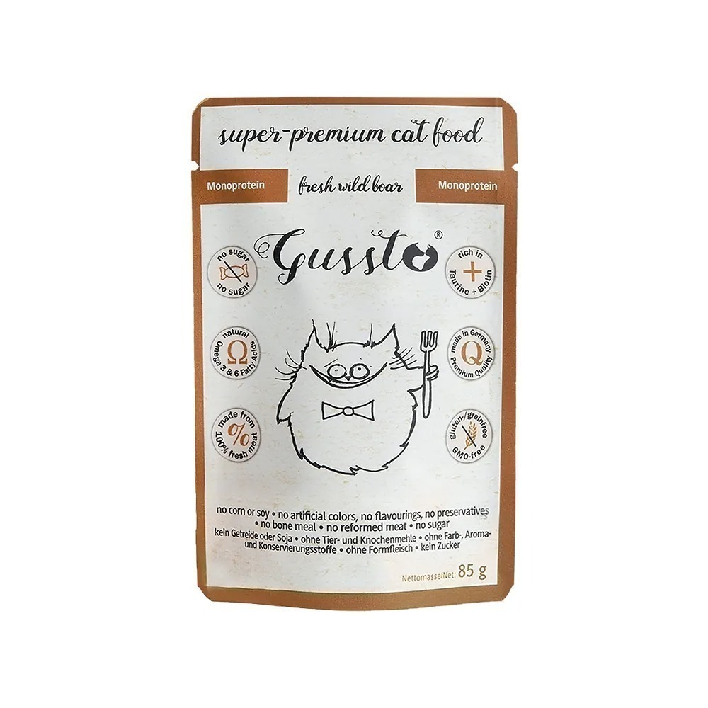 德國 GUSSTO 惡魔喵 天然無穀主食餐包 小惡魔 貓咪主食 貓主食餐包-規格圖11