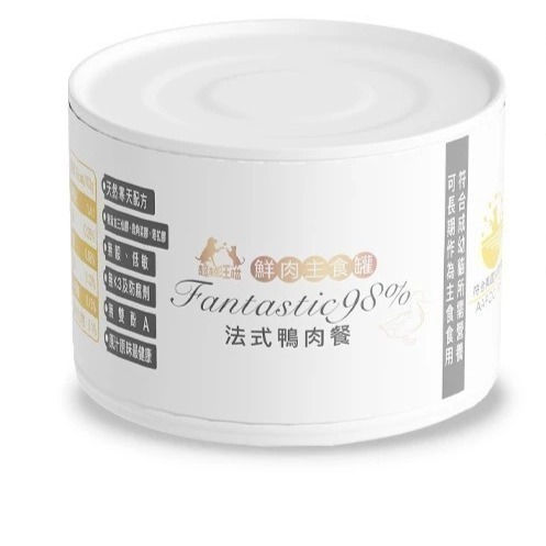 超越汪喵 鮮肉主食貓罐 165g 貓主食罐 主食罐 鮮肉罐 貓罐 貓罐頭-規格圖5