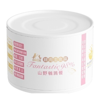 超越汪喵 鮮肉主食貓罐 165g 貓主食罐 主食罐 鮮肉罐 貓罐 貓罐頭-規格圖5