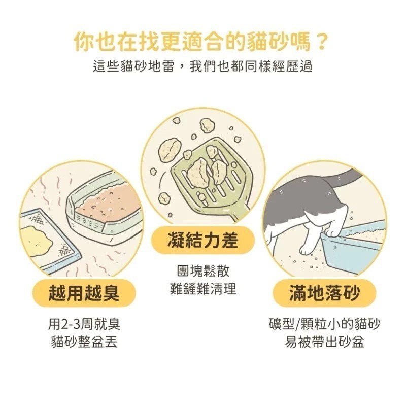 汪喵星球 益生菌消臭豆腐砂 （米粒型/條型/花草砂）2.7KG單包 貓砂 豆腐貓砂 礦砂 貓砂 米粒砂 除臭貓砂-細節圖4