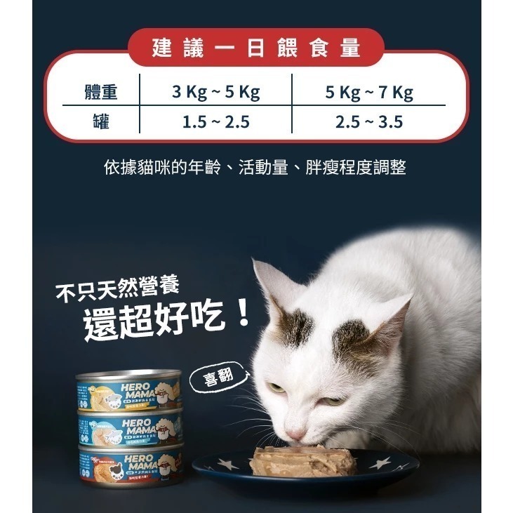 HeroMama 溯源鮮肉主食罐80g單罐 貓罐 貓主食 貓罐頭 貓咪罐頭 主食貓罐-細節圖10