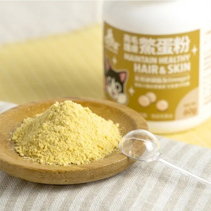 汪喵星球 亮毛護膚鱉蛋粉 60g 皮膚毛髮照護 天然 卵磷脂 魚油 Omega3 膠原蛋白胜肽 酵母維生素B群-細節圖3
