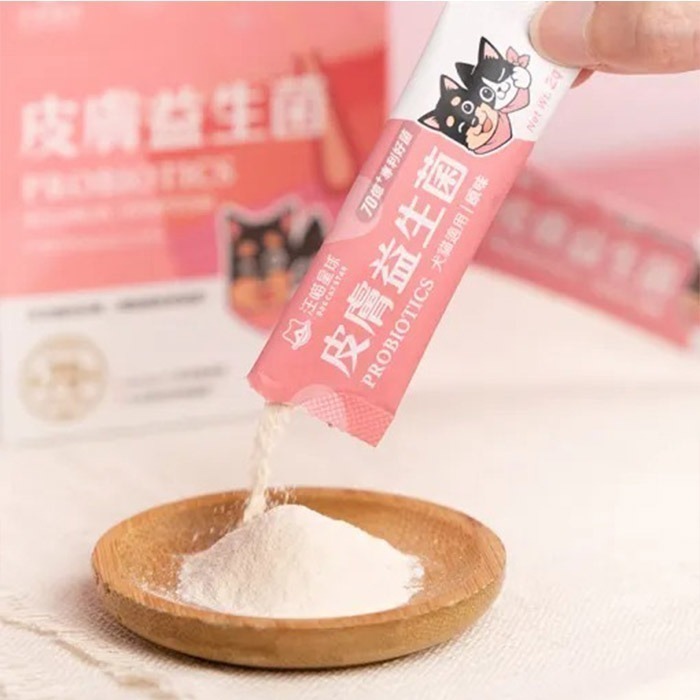 汪喵星球 皮膚益生菌 盒裝30包 2gx30包 益生菌 X 護膚營養 舒緩敏感更有感 新改版 配方升級-細節圖3