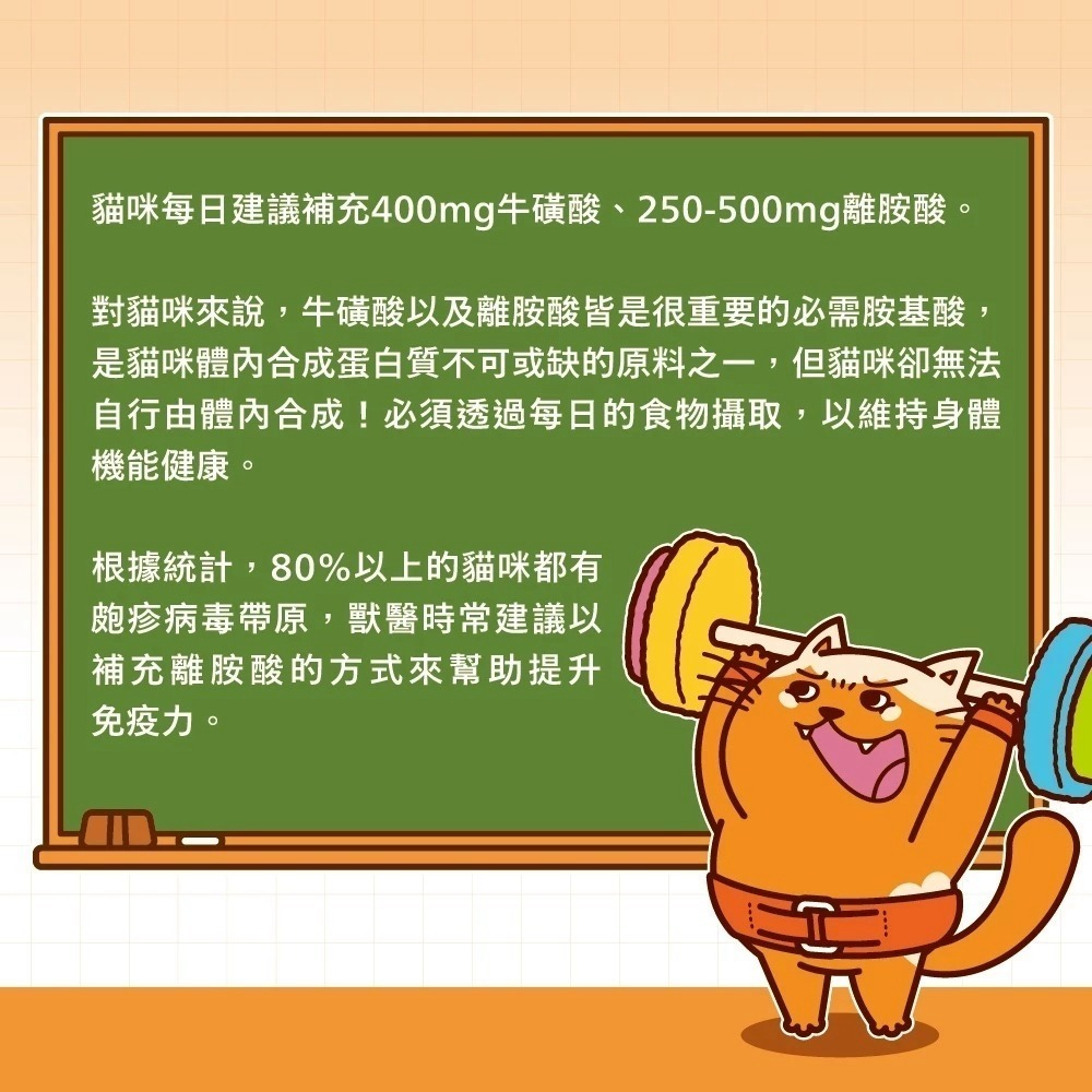 肉球世界 營養PRO MAX 保健品 牛磺酸 離胺酸 後生元 貓牛磺酸 貓離胺酸 貓咪保健品-細節圖3