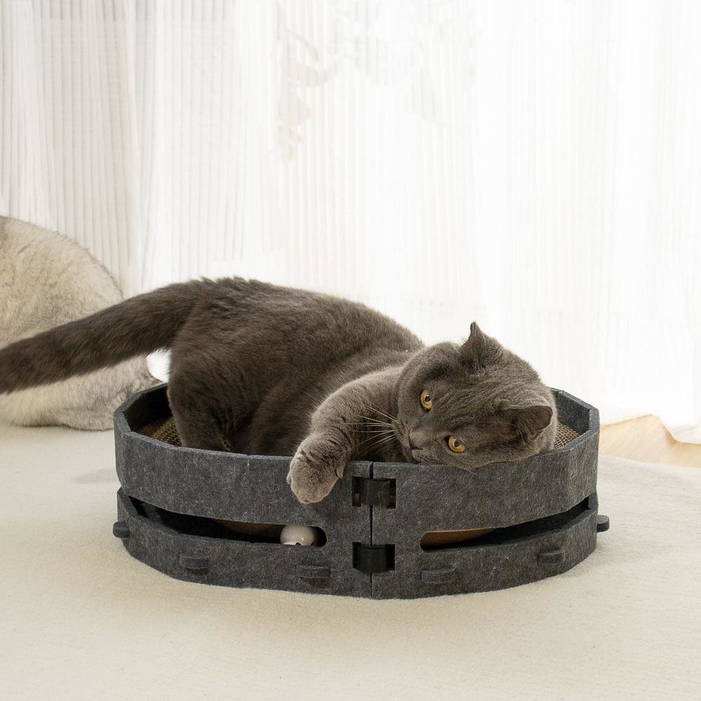 主子優選 橢圓軌道球貓窩 貓抓板 貓抓板系列 瓦愣紙貓抓板 貓窩貓抓板 貓抓板 貓抓窩 🐾-細節圖5