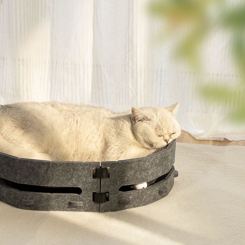 主子優選 橢圓軌道球貓窩 貓抓板 貓抓板系列 瓦愣紙貓抓板 貓窩貓抓板 貓抓板 貓抓窩 🐾-細節圖6