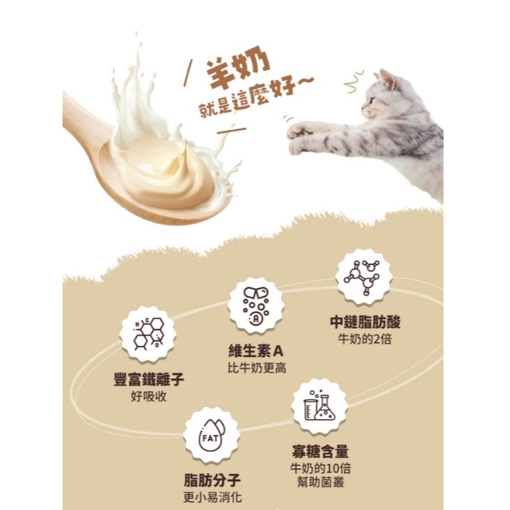 心寵 貓用羊奶餐包系列 貓用羊奶 寵物餐包 70g 羊奶 雞肉 鮪魚 營養補給-細節圖2