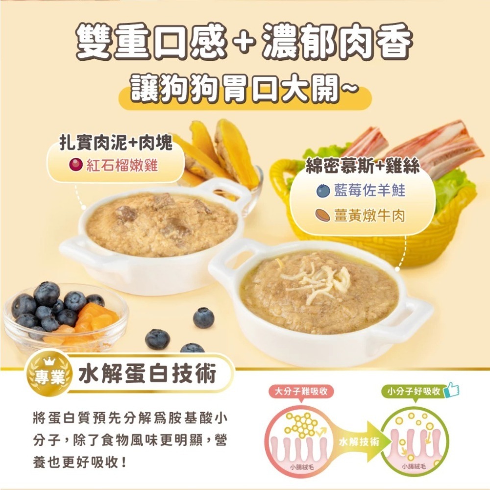 怪獸部落 犬用 保健機能主食罐165G 單罐 狗狗罐頭 主食罐 狗主食 成犬 老犬  熟齡犬 挑食犬-細節圖5