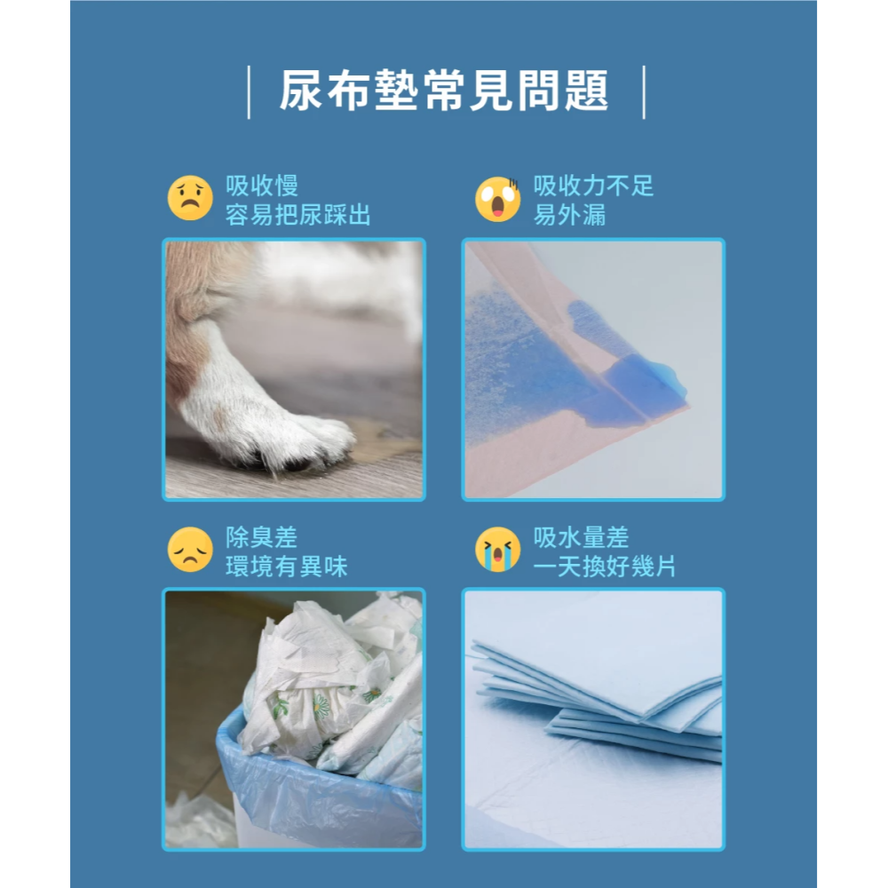 【汪喵星球】 MAX超瞬吸除臭尿布墊｜狗狗尿墊 單包  S/M/L 消臭瞬吸尿布墊-細節圖4