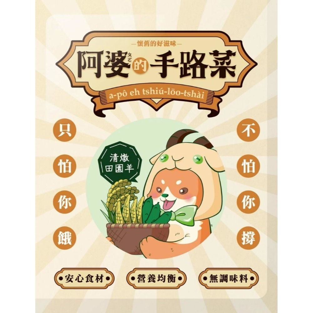 鼎食 阿婆的手路菜 主食餐包 狗餐包 100g 單包裝 多種口味-規格圖10