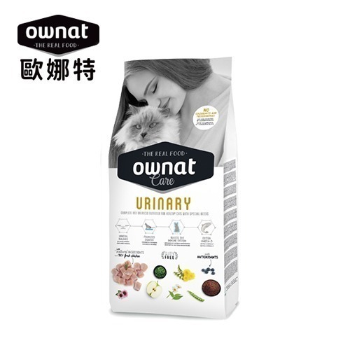 歐娜特 OWNAT 貓飼料 無麩質 CARE系列 (泌尿道/腎臟機能/低敏)機能照護配方1.5KG、3KG-規格圖6