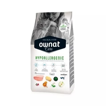 歐娜特 OWNAT 貓飼料 無麩質 CARE系列 (泌尿道/腎臟機能/低敏)機能照護配方1.5KG、3KG-規格圖6