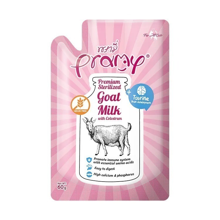 Pramy 普拉 寵物羊奶 山羊奶+初乳 60g 狗狗羊奶 貓咪羊奶 貓羊奶 初牧羊奶 犬貓牛奶-細節圖7