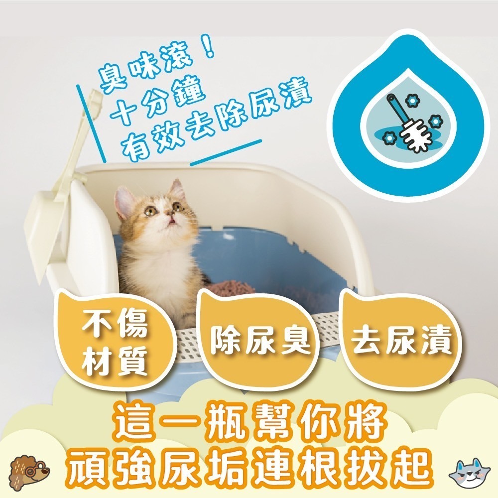 ODOUT 臭味滾 高效泡沫尿垢分解噴霧500ml(去尿垢尿漬/無香精/犬貓適用)-細節圖5