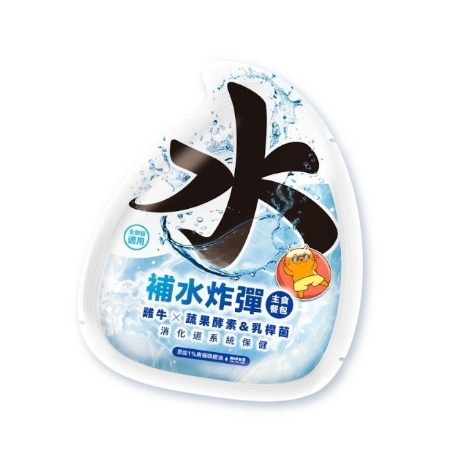 肉球世界 大肉包 補水炸彈餐包 45g  共4種口味  貓咪主食餐包 泥狀-規格圖4
