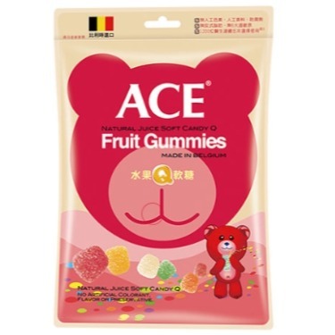 【ACE】軟糖量販包 220g~240/袋  酸Q熊/無糖軟糖/水果軟糖/字母軟糖-規格圖4