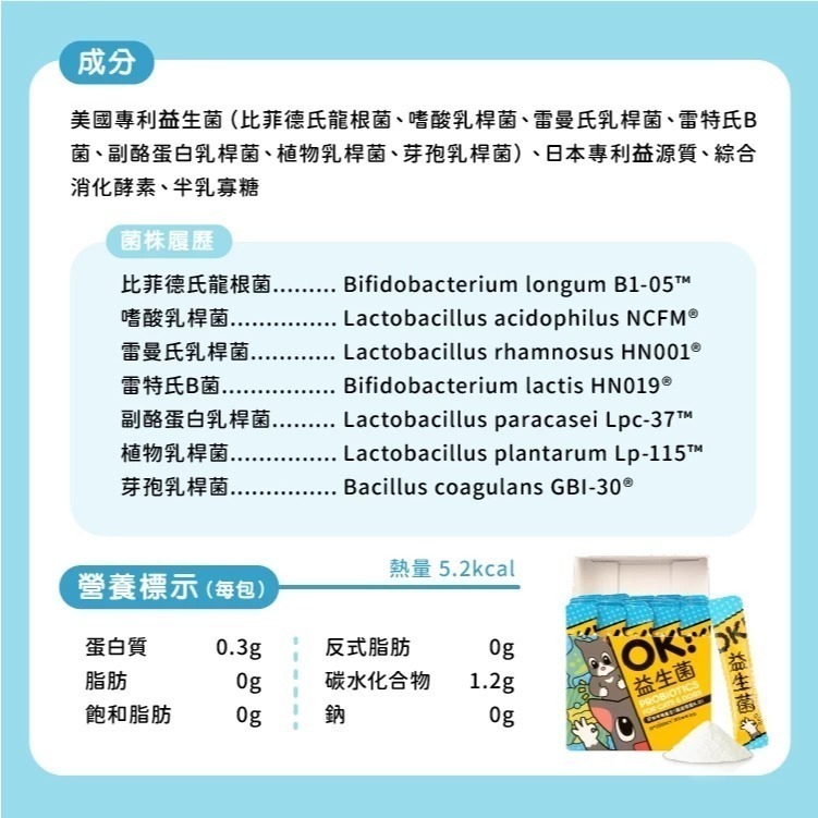 怪獸部落 OK！益生菌  腸胃保健 / OK！蔓越莓 泌尿保健 紓壓 寵物益生菌 盒裝 (1.5g，30包)-細節圖10