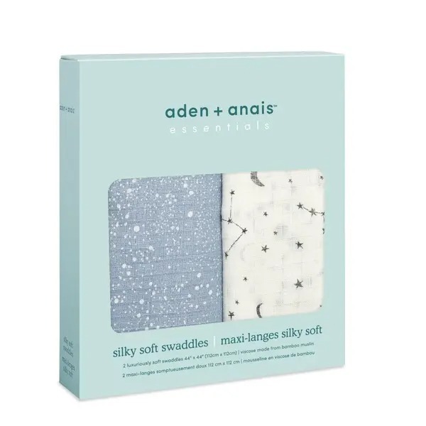 【Aden & Anais】 竹纖維/100％棉 多功能包巾2入/共13種 可任選112cm*112cm-規格圖3