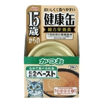 愛喜雅AIXIA 健康罐15歲(4-6號) 貓罐 老貓 40g-規格圖2