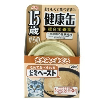 愛喜雅AIXIA 健康罐15歲(4-6號) 貓罐 老貓 40g-規格圖2