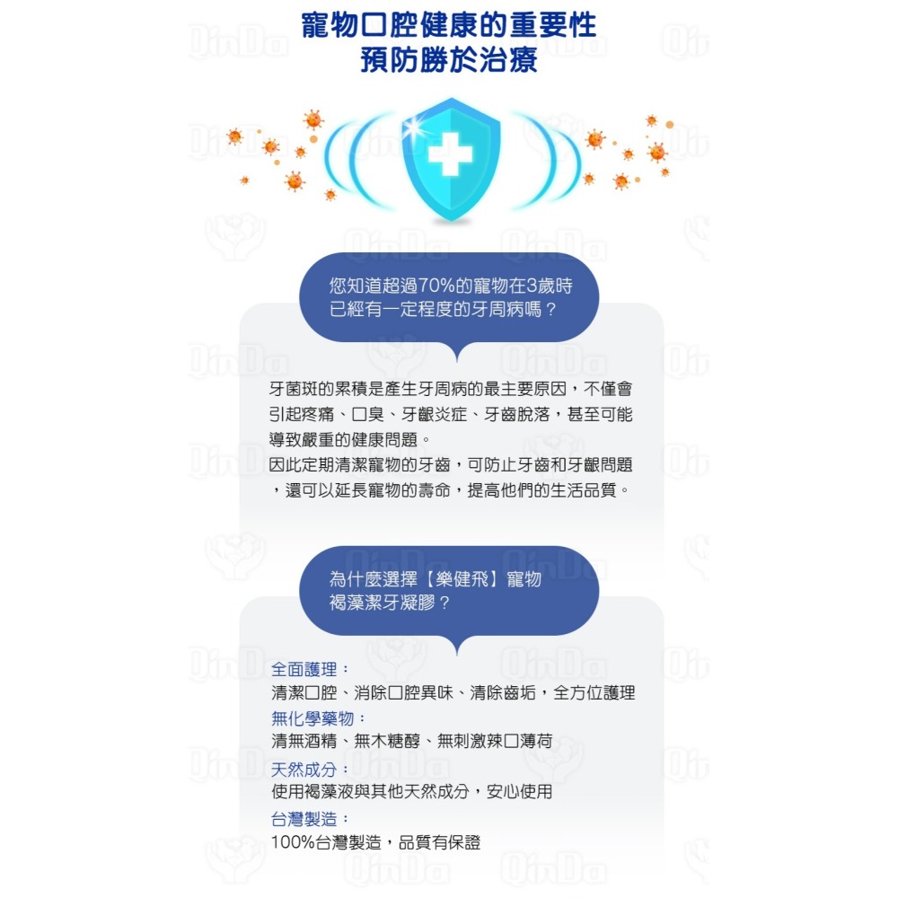 【花媽寵物用品店】 樂健飛 狗狗口腔｜犬用 褐藻潔牙凝膠 160ml-細節圖5