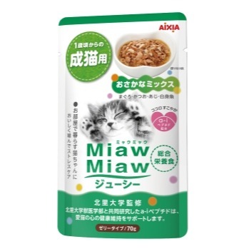 AIXIA 愛喜雅 妙喵主食軟包 70g 主食餐包 妙喵餐包 貓餐包-規格圖3