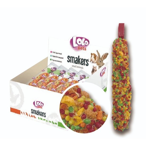 LOLO鼠兔棒棒糖 (爆米花/蔬菜/綜合水果) 45g 單支-細節圖3