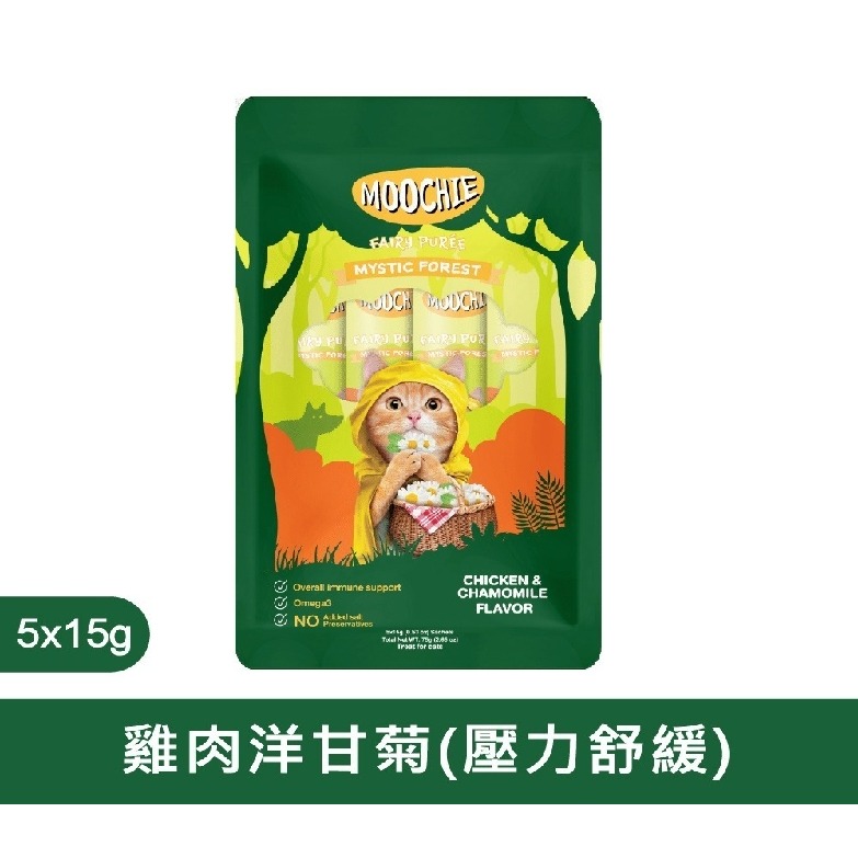 Moochie姆吉 貓肉泥系列 每包15g X 5條/包 多種口味-規格圖9