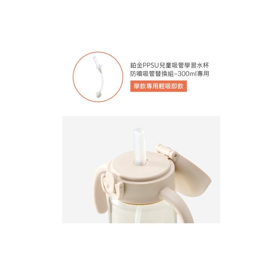 小獅王辛巴 鉑金PPSU兒童吸管學習水杯 握把 300ml 共6款 可另加購吸管-細節圖4