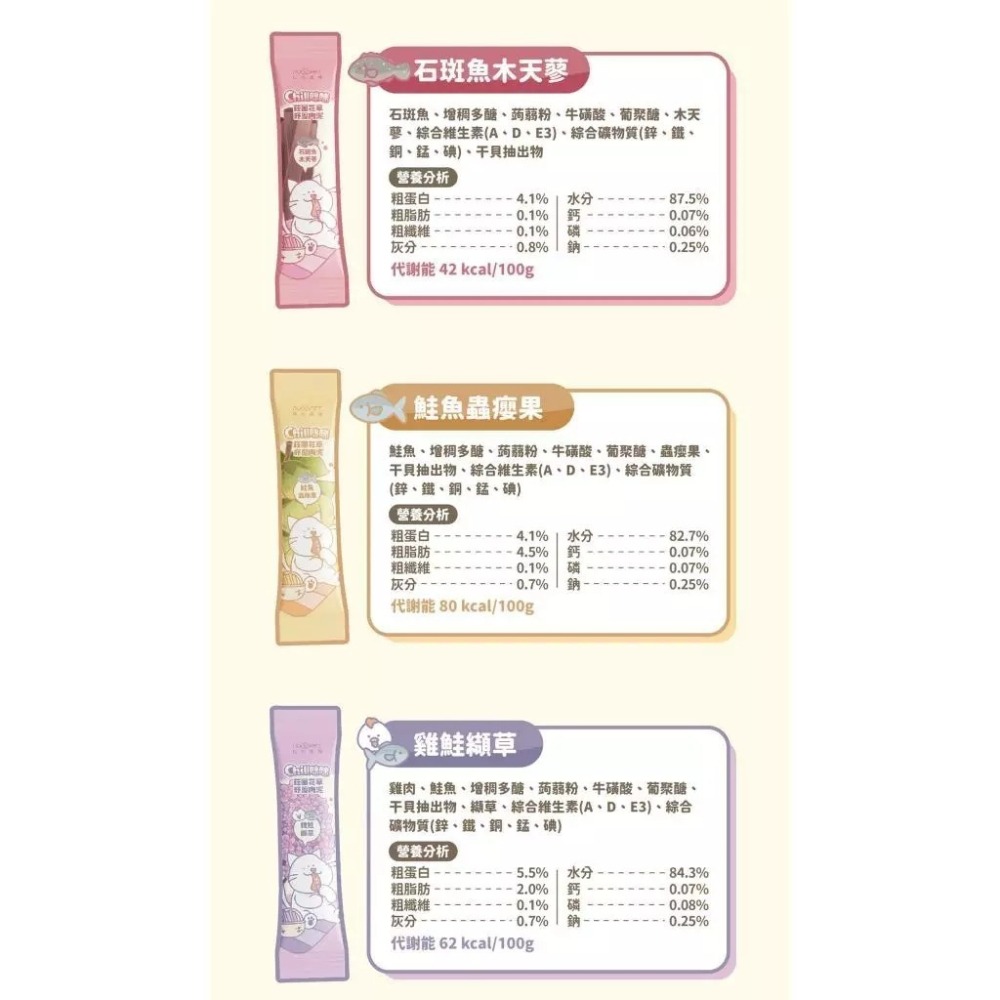 nu4PET 陪心寵糧 貓用 Chill咪咪莊園花草紓壓肉泥 8gx30入 貓狗零食 肉泥 貓條 貓薄-細節圖4