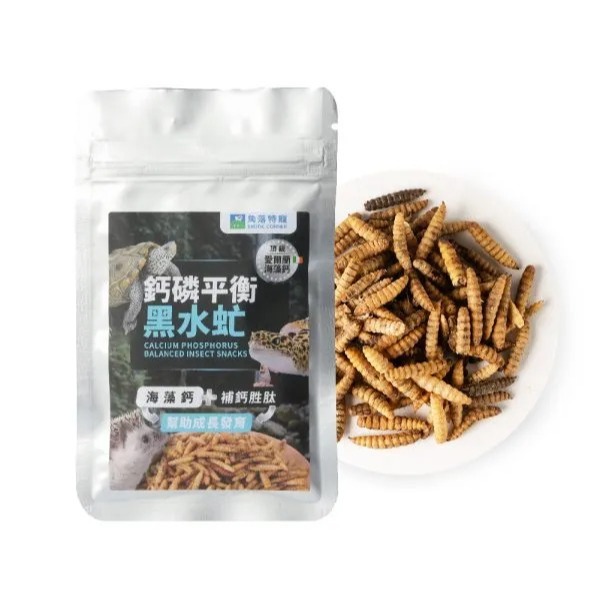 角落水族 鈣磷平衡 昆蟲零食 乾燥 麵包蟲 / 黑水虻 / 南極蝦 爬蟲零食 小包-規格圖1